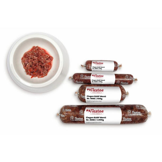 NESTOS Goat BARF Menu *smrznuto 500g