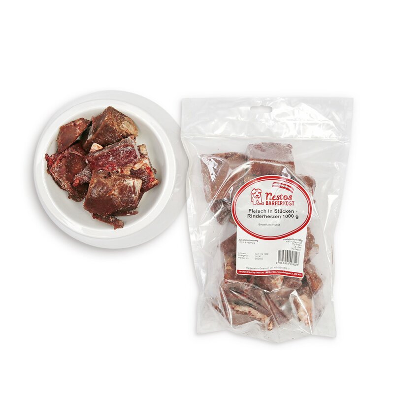 Nestos meso v kosih - goveja srca - PREDNAROČILO