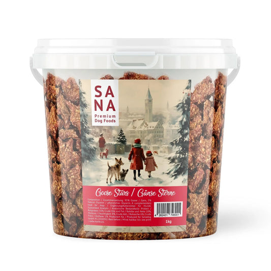 SANA PRAZNIČNE MESNE ZVEZDICE  - GOSKA, VEDRO 1KG