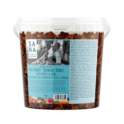 SANA mini kostke - kunec z jabolkom in ohrovtom in vedro 1kg