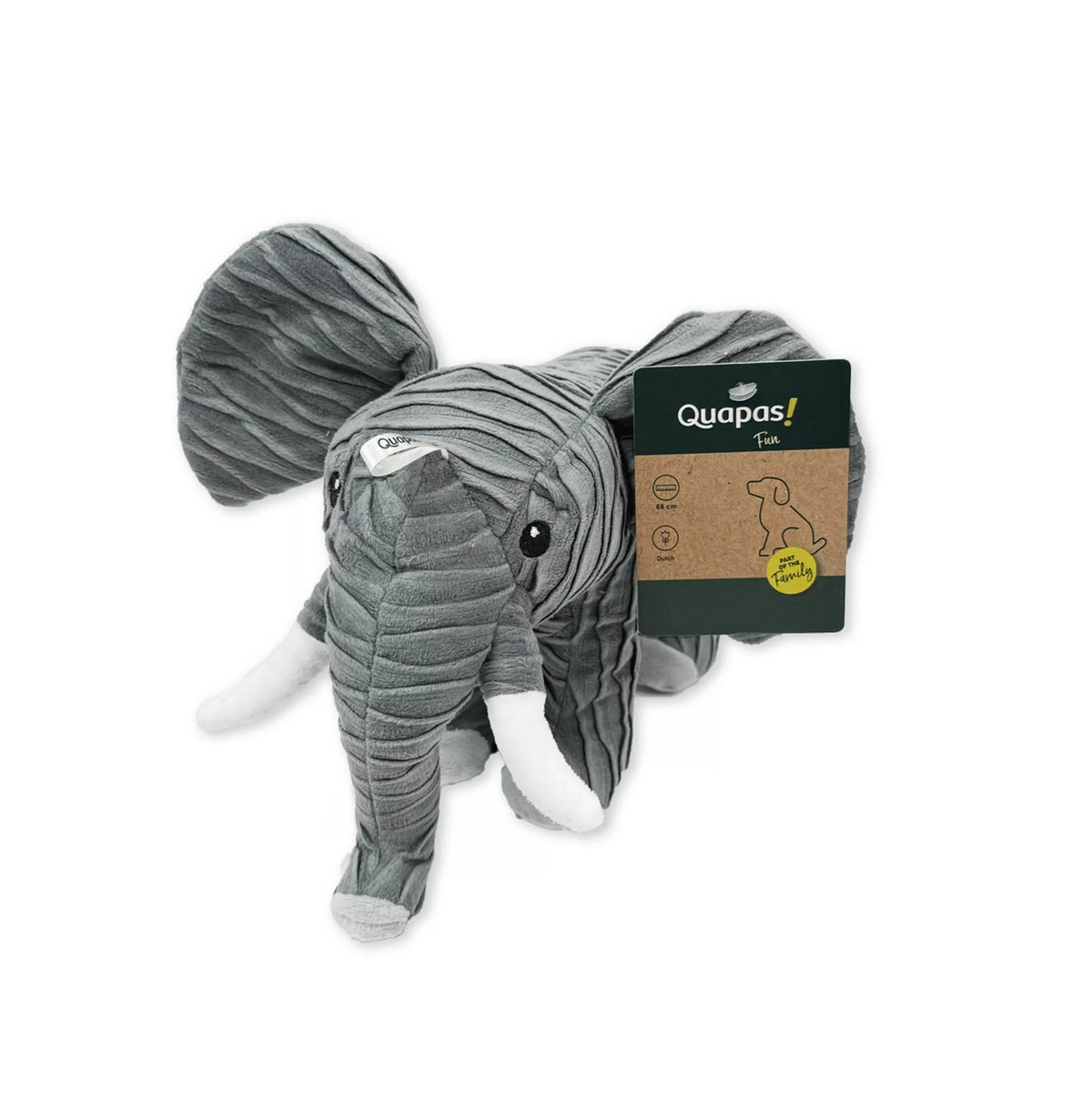 Quapas! XXL plišasta pasja igrača slon